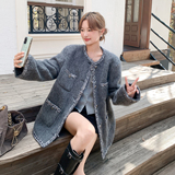 【新品】25秋冬气质小香风毛呢大衣2C251-9205-P205-K308，女装毛呢外套，2C251