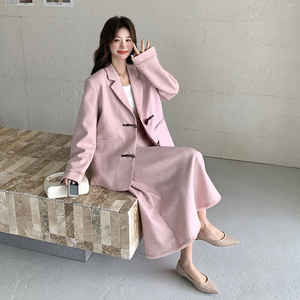 26春新款粉色小香风西装套装2C251-8839-P205-K288图片