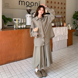 26春休闲衬衫套装裙2C251-8836-P155-K218，女装套装/套裙，2C251