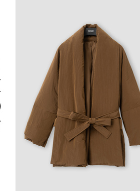 （周哥甄选）咖色羽绒服-32693