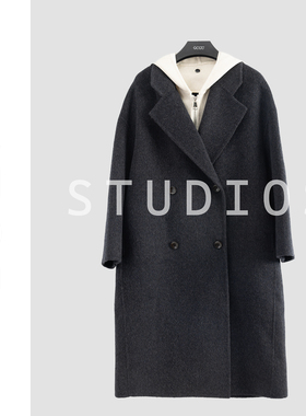 砾石深灰高端设计感小众外套-17410