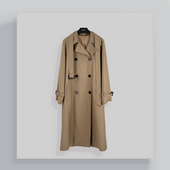 卡其色高级感时尚 11413 优雅轻熟风风衣秋冬