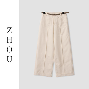 （周哥甄选）米色裤子-30409