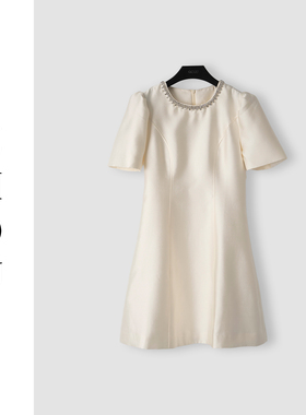 （周哥甄选）杏色连衣裙-21980