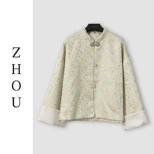 33162 绿色外套 周哥甄选