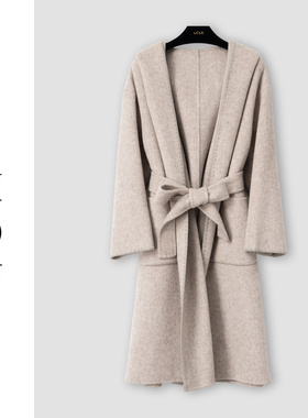 （周哥甄选）燕麦毛呢大衣-32744