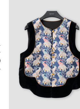 （周哥甄选）黑色马甲-33046