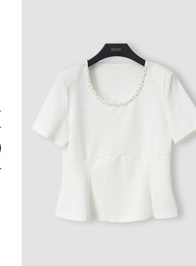 （周哥甄选）白色上衣-21429