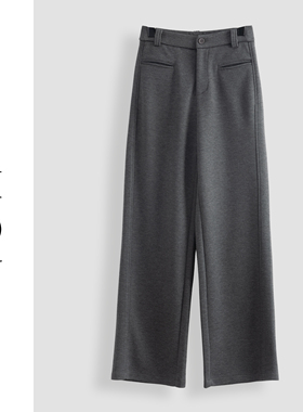 深灰通勤日常时尚气质轻奢裤子-18465
