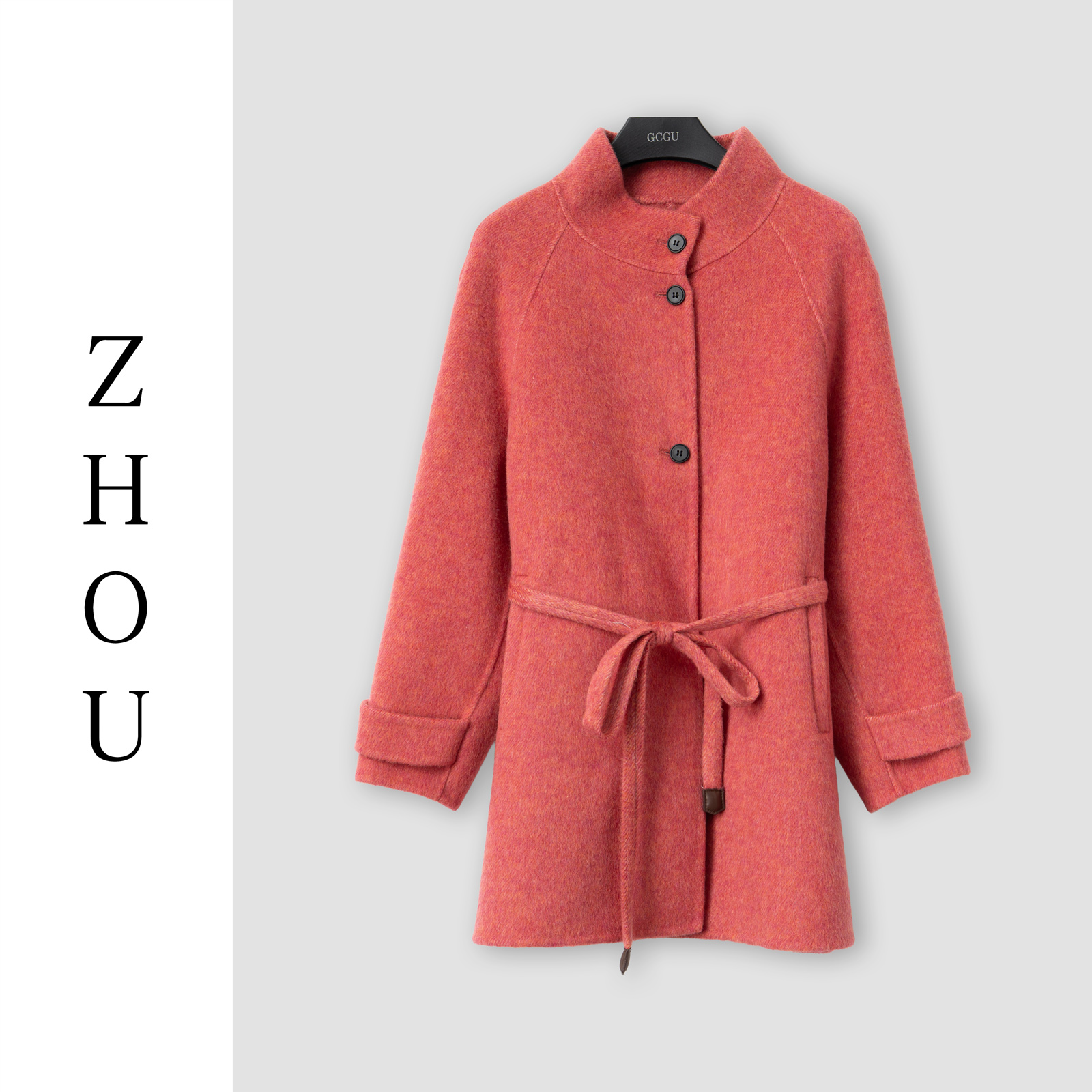 （周哥甄选）玫红色外套-31819