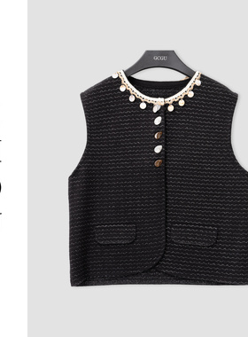 （周哥甄选）黑色马甲-30529