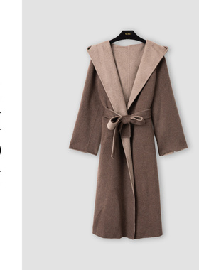 （周哥甄选）咖色毛呢外套-31202