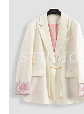 杏色高级感气质百搭外套-17272