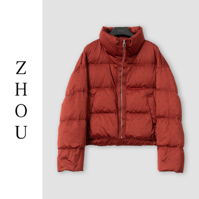 （周哥甄选）红色羽绒外套-33143