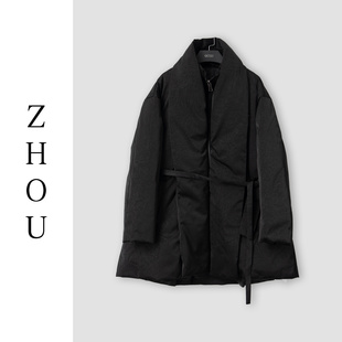 (周哥甄选)黑色羽绒外套-32395