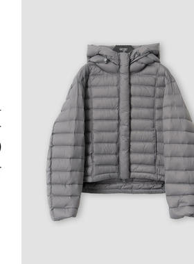 （周哥甄选）灰色羽绒服-32953