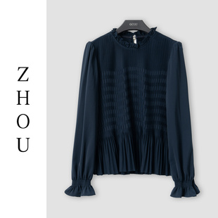 （周哥甄选）藏青色上衣-32810