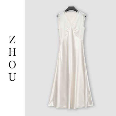 （周哥甄选）杏色连衣裙-70296