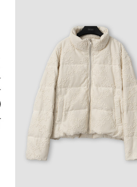 （周哥甄选）米白色羽绒服-32819