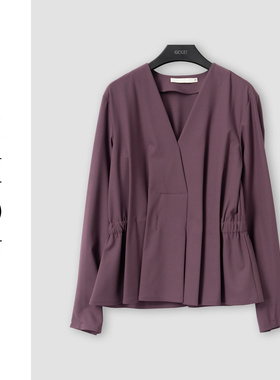 （周哥甄选）梅紫色上衣-32531