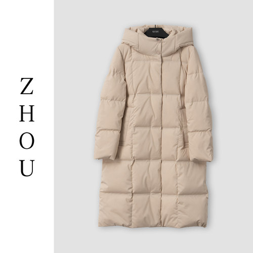 （周哥甄选）米色羽绒外套-33202