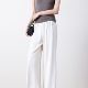 11586 宽松休闲裤 白色显瘦高腰时尚 百搭夏季