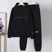 FOG复线ESSENTIALS美式 高街情侣连帽卫衣加绒套装 休闲运动男女潮