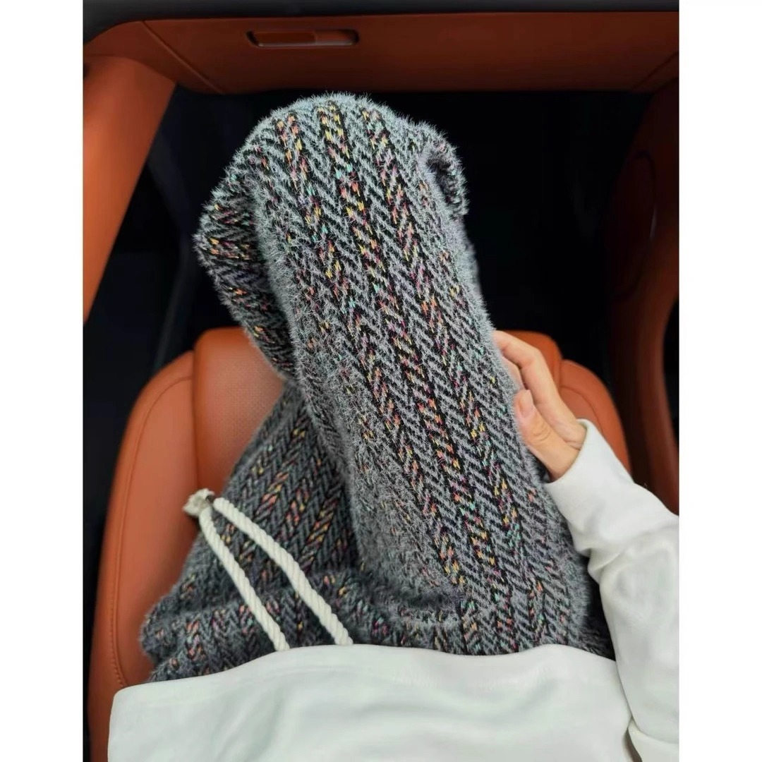 老钱风灯芯绒裤子男款春秋编织条纹卫裤直筒阔腿休闲长裤情侣百搭