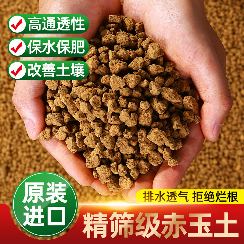 赤玉土盆景专用颗粒三本线日本纯进口正品爬宠盆景专用多肉盖面土
