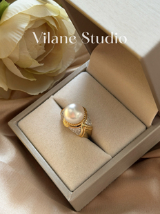 海水澳白10-11纯银双色开口戒指10.96 一物一拍