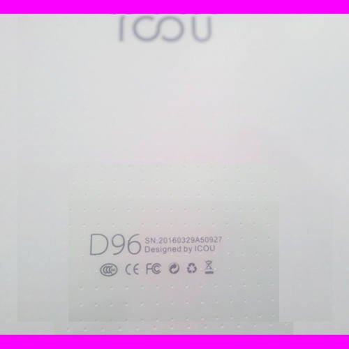 ICOU艾蔻D96四核3G平板电脑D10S