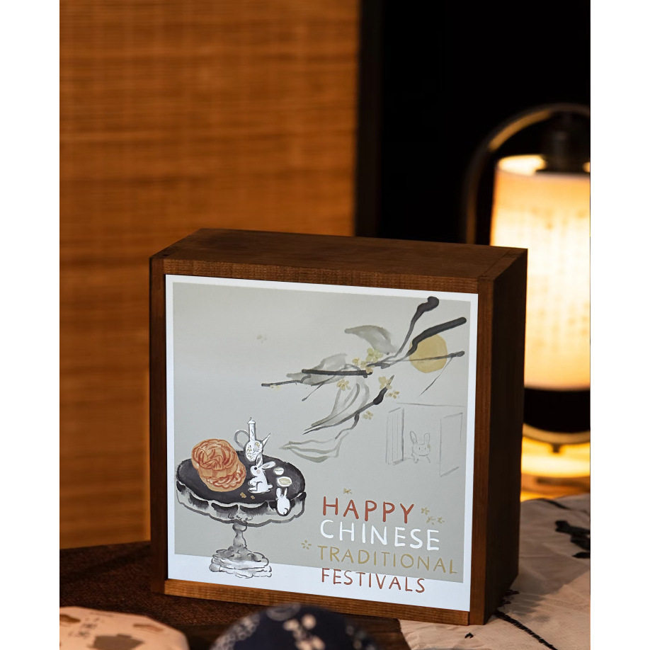 2025月饼包装盒手提礼盒冰皮蛋黄酥流心苏式中式糕点中秋送