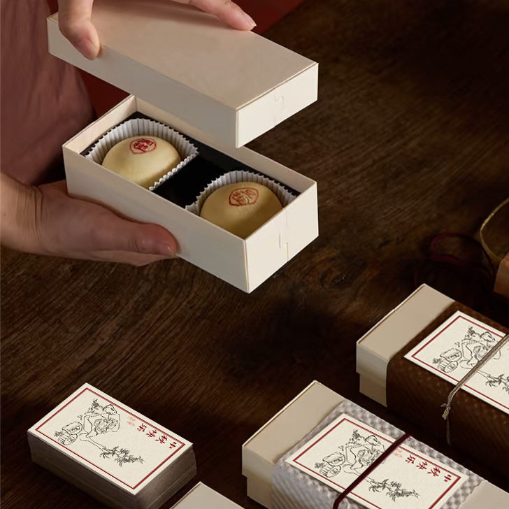 2025中秋月饼包装盒烘焙广式流心冰皮蛋黄酥苏式迷你月饼礼盒