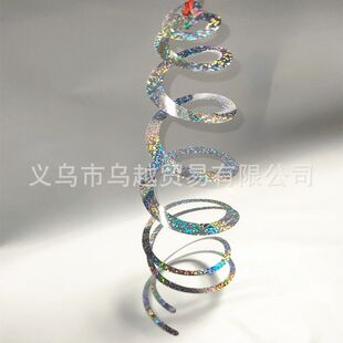 驱鸟神器驱鸟螺旋银色反光螺旋防鸟吓鸟反光镭射彩带猫头鹰