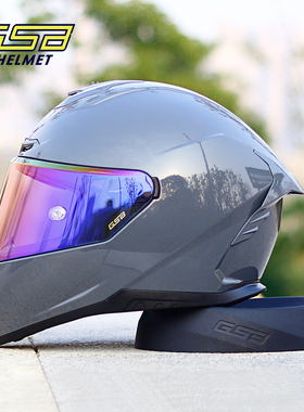 GSB摩托车头盔男女全覆式机车个性酷赛车安全头盔四季全盔骑行361
