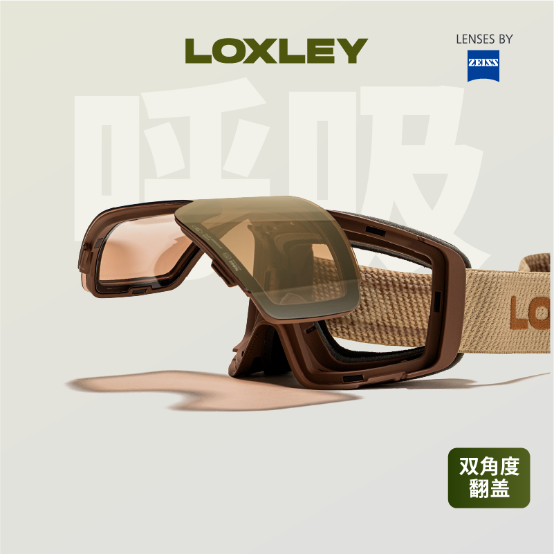 LOXLEY洛克利蔡司呼吸滑雪眼镜