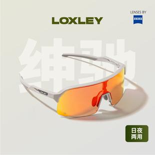 LOXLEY洛克利骑行眼镜蔡司绅驰内置近视框防雾防紫外线公路车女