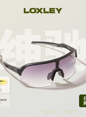 LOXLEY洛克利变色绅驰骑行眼镜可换镜片防雾自行车眼镜