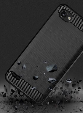 适用于LG Q6手机壳Q6Plus手机套G6 mini保护壳lgq6拉丝软壳迷你Q7 Q8 Q60 q70保护套商务防震