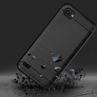适用于LG Q6手机壳Q6Plus手机套G6 mini保护壳lgq6拉丝软壳迷你Q7 Q8 Q60 q70保护套商务防震