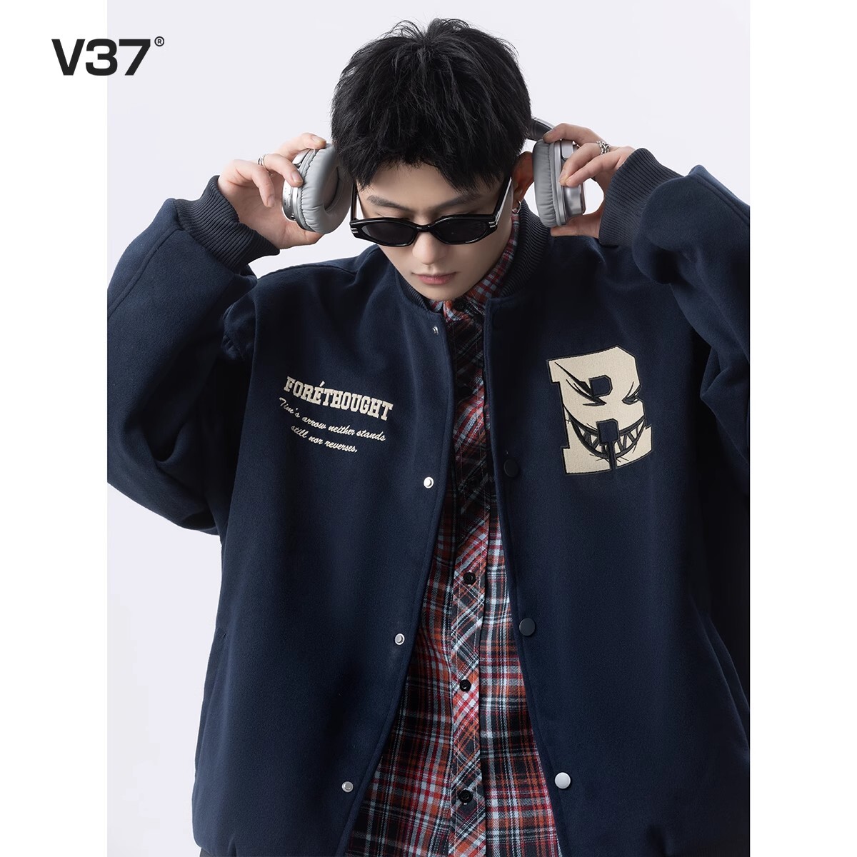 美式棒球服外套男女款2025春季新款青少年休闲痞帅复古飞行员夹克