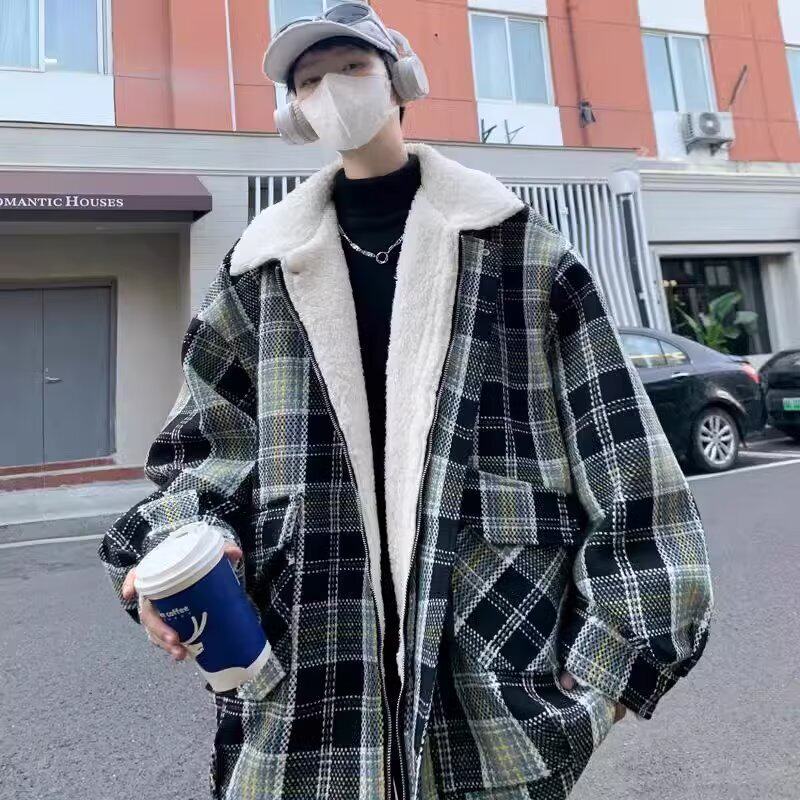 羊羔棉衣男冬季加绒加厚棉服男士冬装外套韩版潮流百搭情侣棉袄