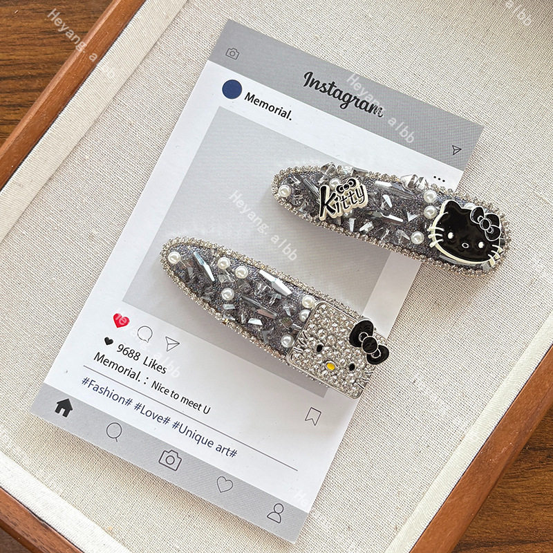 新款精致高级感满钻发夹甜酷时尚猫咪掰掰夹甜美百搭发卡发饰,饰品/流行首饰/时尚饰品新,发饰,淘宝优惠券,粉丝福利购,淘宝优惠卷
