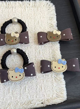 新款卡通可爱猫咪发夹甜美少女心刘海侧边家百搭学生发绳发圈发饰