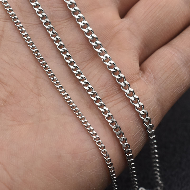 钛钢两面磨配diy手工素链防水