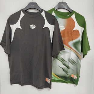 李宁夏季男女短袖反伍新疆棉少不入川宽松休闲文化衫T恤AHST883