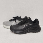 李宁流云男子2025秋冬季 轻便防泼水运动休闲健步慢跑鞋 ARSV043