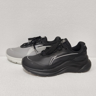 李宁流云男子2025秋冬季 ARSV043 轻便防泼水运动休闲健步慢跑鞋