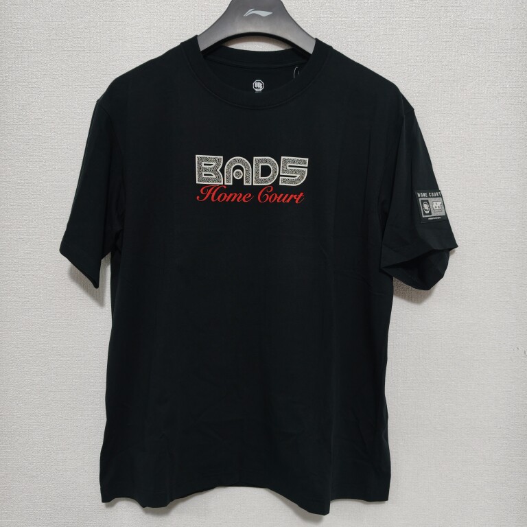 李宁男子短袖夏季反伍BADFIVE宽松圆领运动休闲T恤文化衫AHSVA13