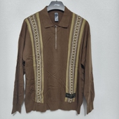 中国李宁李小龙联名功夫系列春秋季 AMBT239 男子宽松套头编织衫